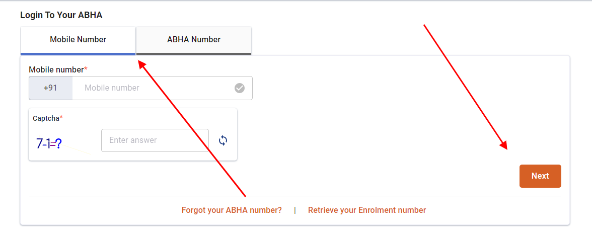 Abha Card Login