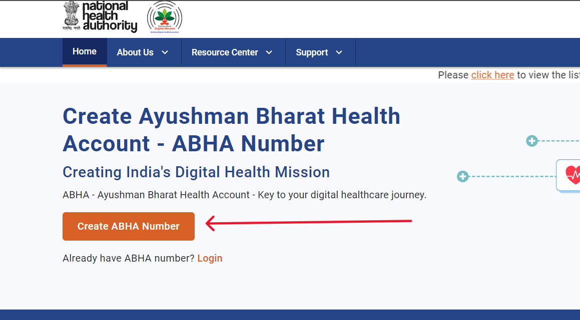 ABHA Card Registration