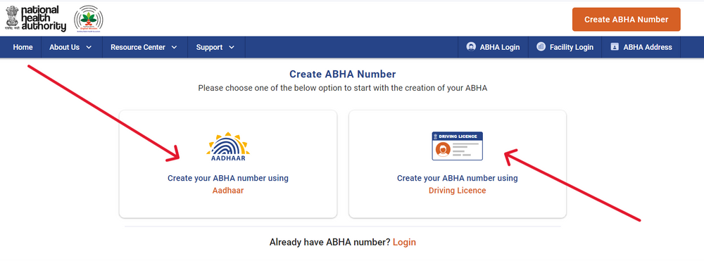 ABHA Card Registration